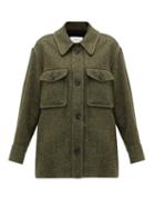 Matchesfashion.com Isabel Marant Toile - Garvey Wool Shirt Jacket - Womens - Green