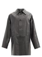 Matchesfashion.com Kassl Editions - Original Oil Cotton-blend Coat - Mens - Black