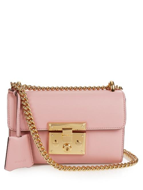 Gucci Padlock Mini Leather Shoulder Bag