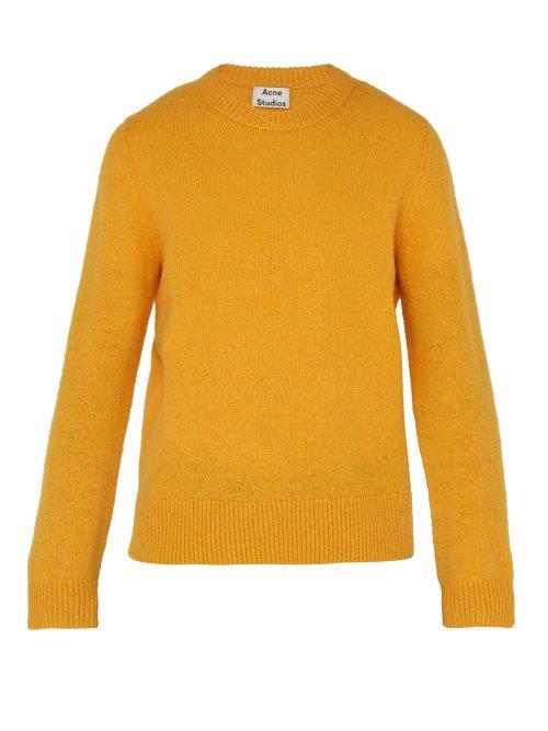 Matchesfashion.com Acne Studios - Kai Wool Sweater - Mens - Yellow