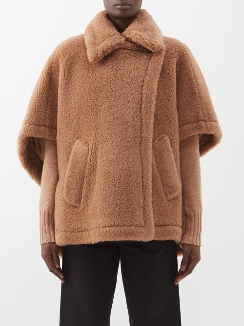 Max Mara - Tebe Poncho - Womens - Brown
