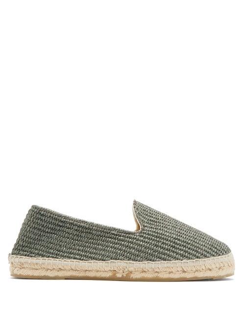 Matchesfashion.com Maneb - Yucatan Woven-raffia Espadrilles - Mens - Khaki