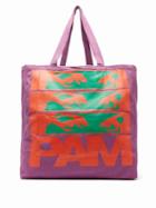 Matchesfashion.com P.a.m. - Maiden Print Cotton Canvas Tote Bag - Mens - Purple