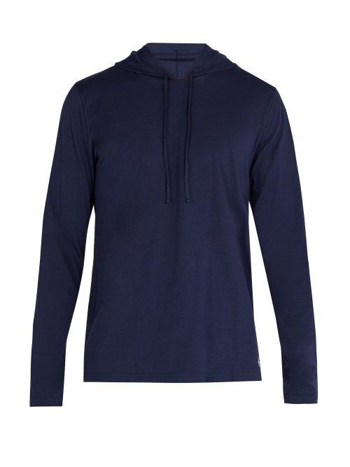 Matchesfashion.com Polo Ralph Lauren - Hooded Cotton Pyjama Top - Mens - Navy