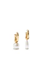 Paco Rabanne - Xl Link Faux-pearl Mismatched Earrings - Womens - Pearl