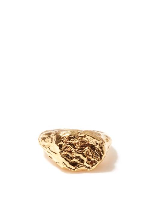 Matchesfashion.com Alighieri - Virgo 24kt Gold-plated Zodiac Ring - Womens - Gold