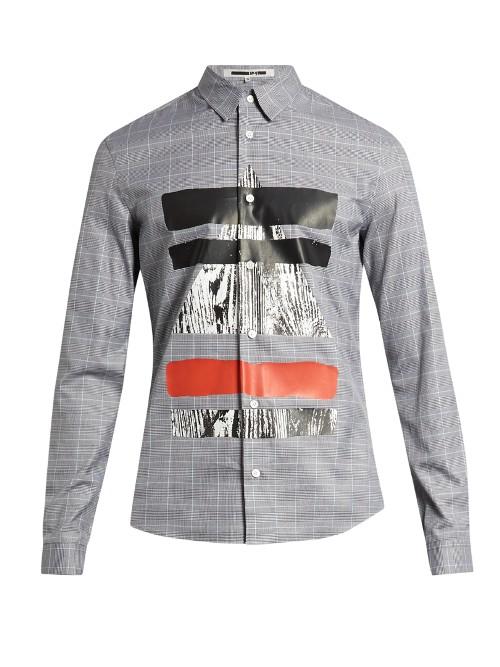 Mcq Alexander Mcqueen Prince Of Wales-checked Cotton Shirt
