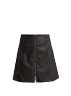 Paco Rabanne Mid-rise Rubber Mini Skirt