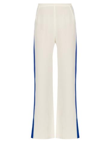 Zeus + Dione Alcyone Silk-crepe Wide-leg Trousers