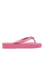 Gucci - Pascar Gg-plaque Rubber Sandals - Womens - Pink