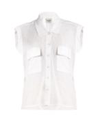 Rachel Comey Brewster Linen Sleeveless Shirt