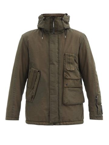 Matchesfashion.com C.p. Company - Prism Goggle-lens Ripstop Hooded Jacket - Mens - Green
