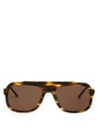 Thierry Lasry Velocity Flat-top Oval-frame Sunglasses