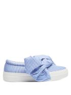 Joshua Sanders Wide-stripes Bow Slip-on Trainers
