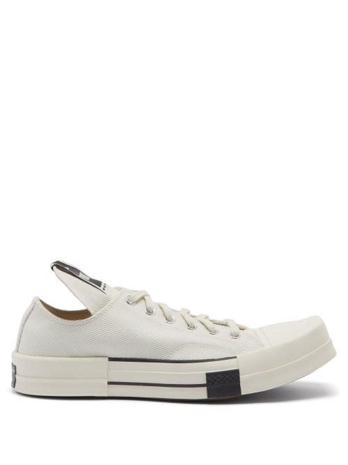 Rick Owens Drkshdw X Converse - Turbodrk Chuck 70 Canvas Trainers - Mens - White