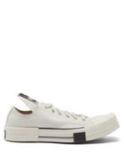 Rick Owens Drkshdw X Converse - Turbodrk Chuck 70 Canvas Trainers - Mens - White