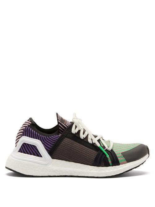 Matchesfashion.com Adidas By Stella Mccartney - Ultraboost 20 Zigzag-knit Trainers - Womens - Black Multi