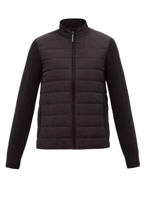 Orlebar Brown - Terrence Padded-shell And Wool Coat - Mens - Black