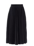 Matchesfashion.com Balenciaga - High-rise Pliss-jersey Midi Skirt - Womens - Black
