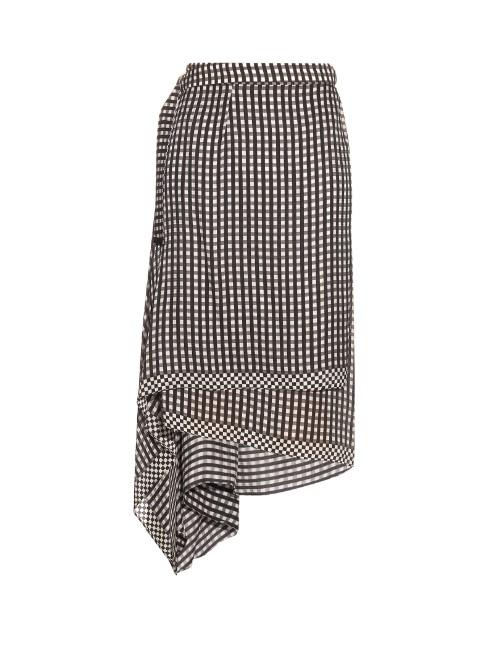 Preen By Thornton Bregazzi Lea Wraparound Silk Skirt