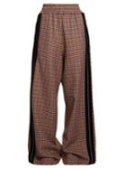 Golden Goose Deluxe Brand Sophie Checked High-rise Wide-leg Trousers