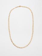 Azlee - Lozenge Link 18kt Gold Chain Necklace - Womens - Yellow Gold
