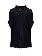 Alex Gore Browne Carnival Ruffled-neck Wool And Cashmere-blend Cape