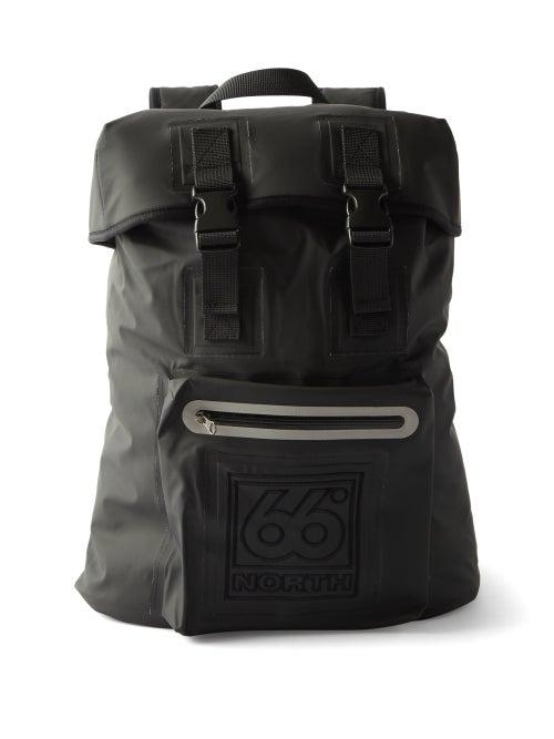 66 North - Logo-patch Backpack - Mens - Black