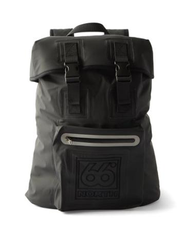 66 North - Logo-patch Backpack - Mens - Black