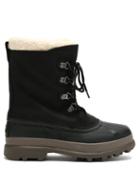 Matchesfashion.com Sorel - Caribou Stack Waterproof Nubuck Snow Boots - Mens - Black