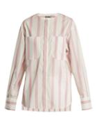 Matchesfashion.com Sportmax - Tequila Shirt - Womens - Pink Stripe