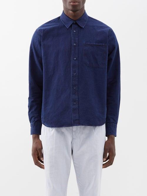 Orlebar Brown - Grasmoor Patch-pocket Denim Shirt - Mens - Navy