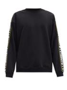Matchesfashion.com Vetements - Logo-jacquard Cotton-blend Jersey Sweatshirt - Mens - Black