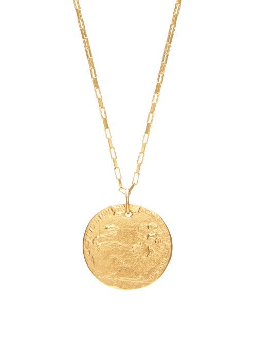 Matchesfashion.com Alighieri - Il Leone 24kt Gold Plated Necklace - Mens - Gold