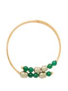 Matchesfashion.com Peter Pilotto - Beaded Hinged Choker Necklace - Womens - Green