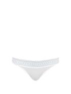 Matchesfashion.com Heidi Klein - Antilles Smocked-waist Bikini Briefs - Womens - White