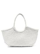 Dragon Diffusion - Nantucket Woven-leather Basket Bag - Womens - White