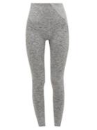 Matchesfashion.com Lndr - Comet High Rise Seamless Compression Leggings - Womens - Grey