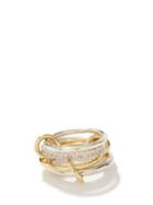 Spinelli Kilcollin - Nimbus Diamond, 18kt Gold & Sterling-silver Ring - Womens - Silver Gold