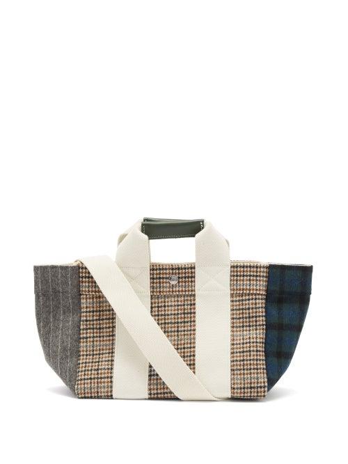 Rue De Verneuil - Parcours S Patchwork Tote Bag - Womens - Grey Multi