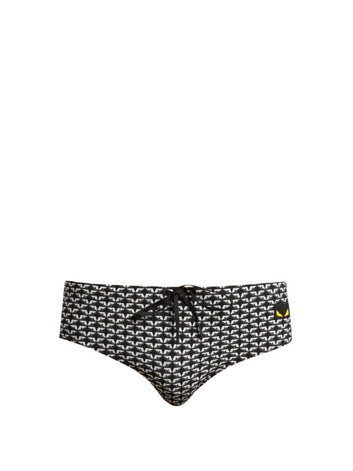 Fendi Bag Bugs-print Swim Briefs