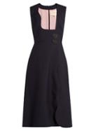 Roksanda Hebring Open-front Twill Dress