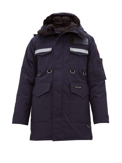 Matchesfashion.com Junya Watanabe - X Canada Goose Four Pocket Coat - Mens - Navy