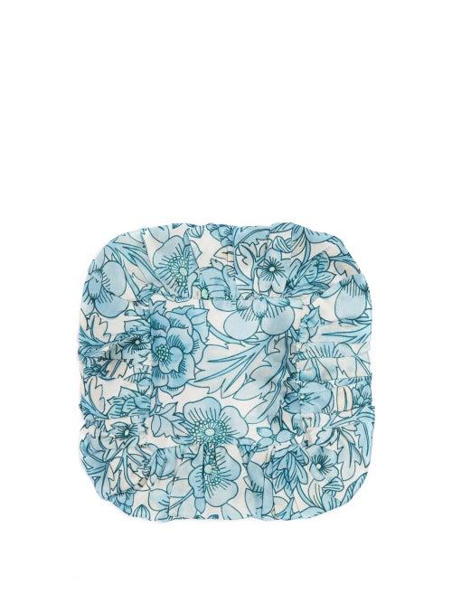 The Vampire's Wife - Lavender-scented Silk Pouch - Womens - Blue Multi