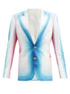 Matchesfashion.com Walter Van Beirendonck - Paradise Gradient-print Cotton-twill Suit Jacket - Mens - Multi