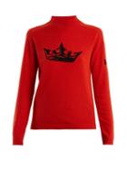 Matchesfashion.com Bella Freud - Crown Cashmere Sweater - Womens - Red