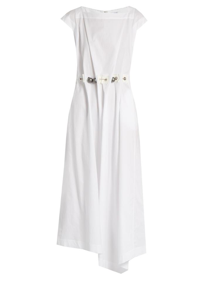 Loewe Balls And Chains Cotton Midi Dress