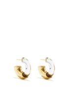Lizzie Fortunato - Infinity 18kt Gold-plated Hoop Earrings - Womens - Multi