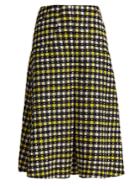 Duro Olowu Napoli Check-print Pleated A-line Skirt