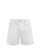 Matchesfashion.com Polo Ralph Lauren - Logo-embroidered Cotton-blend Shorts - Mens - White